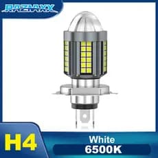 Lâmpada Farol Ultra Led H4 Moto Projetor 6500k Motocicleta Super Branco