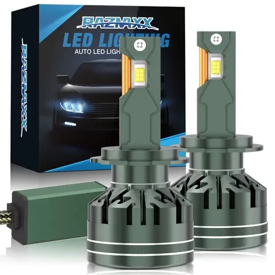 Par Super Led Lampada Farol H1 H3 H4 H7 H8 H11 Hb3 Hb4 9012 6500K Branca