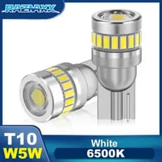 Par Lampada Led Pingo T10 W5W 194 168 Projetor 6500k Branco