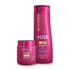 Kit +Liso Shampoo e Máscara (250g)