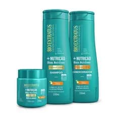 Kit +Nutrição Shampoo, Condicionador e Máscara (250g) Bio Extratus