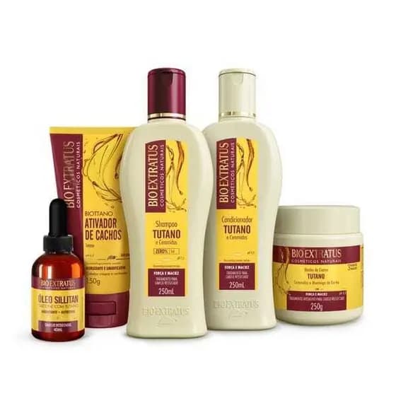 Bio Extratus Kit Tutano (250mL/g) Cabelos Cacheados/Crespos(SH+CD+BC+ATV150+OLEO40)