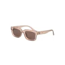 Heyoo Óculos de Sol Quadrado Vintage Design Clássico Moderno Detalhes Metálicos Proteção UV400 Moda Unissex