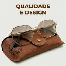 Heyoo Óculos de Sol Octogonal Elegante Design Inovador Proteção UV400 Para Negócios, Eventos e Festas Unissex