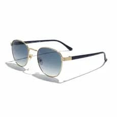 Heyoo Óculos de Sol Redondo Retrô Dourado Proteção UV400 Unissex Estilo Clássico Moda Brasil