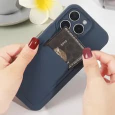 Capa Capinha Premium Porta Cartão Anti Impacto Para iPhone 14 15 16