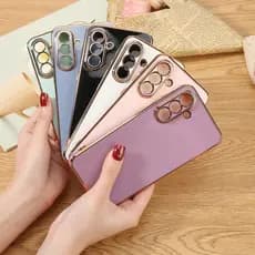 Capa Capinha Premium Galvanizada Anti Impacto Ultra Proteção Case Para Samsung Galaxy S21 FE S22 FE S23 FE S24 FE S25 FE