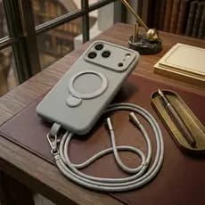 Capa Capinha Premium Magsafe Sup Anel Cordão Transversal Antichoque Para iPhone 14P 14PM 15P 15PM 16P 16PM 17P 17PM