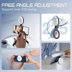 Ring Light Magnético LED 📸 Luz para Selfie Vídeo Maquiagem Recarregável USB