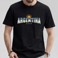 Camiseta Argentina Torcedor Camisa Messi Copa Do mundo 2026 100% Algodão Premium
