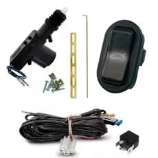 Abertura Porta Mala Eletrico Universal Dial Com Botão Led Branco
