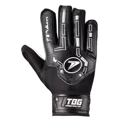 Luva de Goleiro Poker Campo Training Basic Adulto Preto e Branco - Masculino