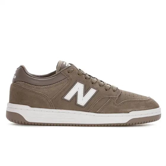 Tênis New Balance 480 Low Camurça Marrom - Masculino