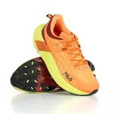 Tênis Fila Racer Skytrail Laranja Marrom e Verde Limão - Feminino