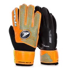 Luva de Goleiro Poker Campo Training Neo Junior Laranja e Preto - Infantil