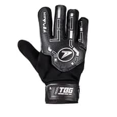 Luva de Goleiro Poker Campo Training Basic Adulto Preto e Prata - Masculino