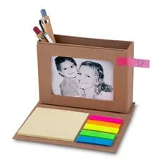 Porta Retrato e Porta Canetas - Bloco de Anotações - Ideal para Brindes e Presentes