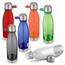 Garrafa Squeeze 700ml com Alça de Silicone e Tampa Inox – Várias Cores