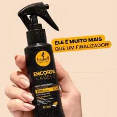 Haskell Encorpa Cabelo Fluido Engrossador Finalizador 120ml Reestruturar Cabelos Finos e Ralos