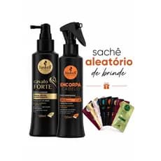 Kit Fluido Encorpa Cabelo 120ml e Tonico Cavalo Forte 120ml