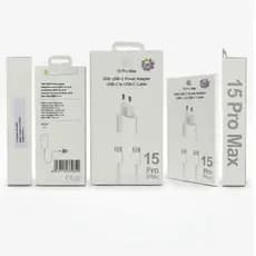 Carregador iPhone Original 15 e 16 Pro Max 35W Turbo Fonte USB-C Cabode 1M Lacrado Tipo-C Tipo C