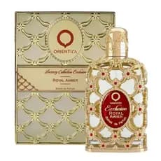 Perfume Orientica Exclusive Royal Amber Extrait de Parfum 80ml Unissex Âmbar Baunilha Musk e Notas Amadeiradas