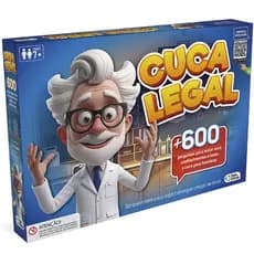 Jogo de Tabuleiro Cuca Legal Com Mais de 600 Perguntas Estimula a Mente Brinquedos de menino