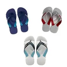 KIT 3 pares de chinelo sandalia masculino feminina casual macia ortopédica leve classica