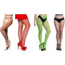 Meia Calça Arrastão Colorida Fantasia Punk Gótica Fashion Carnaval Halloween Festas Junina