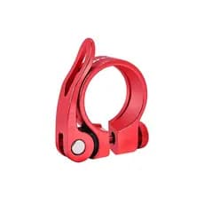 Abraçadeira de liberação rápida para bicicleta de estrada 34,9mm para fixar e remover tubos, abraçadeira de selim em lig