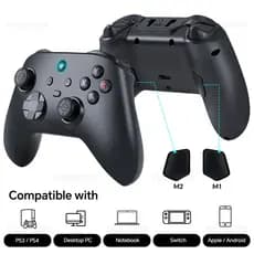Controle Sem Fio Bluetooth G6 Hall Effect Joystick para Switch 1/2 , Controles Gamepad PC/PS3/PS4/iOS