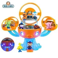 Conjunto de Brinquedos Castelo dos Octonautas Aventura dos Octonauts Tubarão Kraken Squidward Cena Figura de Ação Modelo