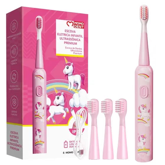 MOMODENT Escova de Dentes Elétrica Infantil  IPX7 Corpo