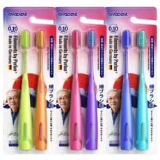 TOYADENT Escova com Cerdas Perlon Alemanha, Cabeça Larga 15mm, 5000+ Cerdas
