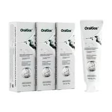 Pasta de dente Nano Repair OralGos 7.5% | Taxa de reparo de esmalte dentário de 99% | Especialmente projetado para dente