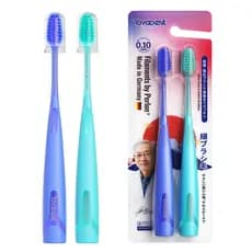 Escova de dentes profissional TOYADENT PRO Alemanha Paronsi | 0.10mm cabelo macio ultrafino cabeça larga Design em forma