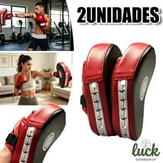 Manopla de Soco para Boxe Muay Thai | Aparador de Soco Acolchoado com Alça de Pulso