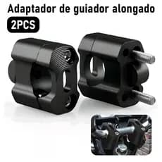 Alongador Par de Adaptador De Guidão Universal (22a 28mm ) Honda, YBR Suporte de Guidon