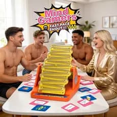 Jogo Desafio De Batalha Relé De Palavras Gangorra RQ Toys Pensa Rápido Contesta Educativo Labirinto