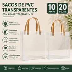 10/20 conjuntos de sacos-presente transparentes; Para presentes de festa, casamentos e lembranças