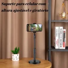 Suporte Universal giratório para telefone com altura ajustável TikTok 360o