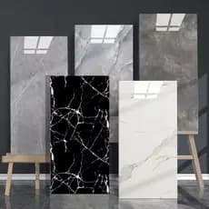 Conjunto de placa adesiva de parede de mármore 3D lavável em relevo 30 cm x 60 cm produtos inodoros de decoração rápida