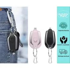 Chaveiro portátil de emergência para carregador de celular 1500mAh adequado para iPhone ou Android