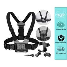 Celular profissional com adaptador de suporte de alça torácica GoPro