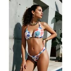 Biquíni feminino LARA VIVA, roupa de praia, maiô feminino de praia de uma peça. Vacação, praia, festa, requintado, pisci
