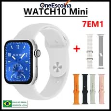 Lançamento Smartwatch 8 em 1 com Pressão, Chamada Bluetooth, Calculadora, Impermeável e Compatível Android/iOS
