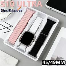 2026 novo Smartwatch S10 pro max 49mm Esportivo com Carregamento Sem Fio, Chamada Bluetooth, Calculadora e Impermeável