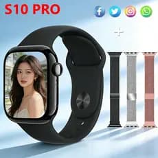 2026 Mini Smartwatch Original S10 Pro Série 38mm Chamadas Bluetooth, Monitor de Pressão Arterial
