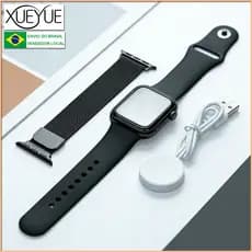 Novo relógio desportivo inteligente de tela cheia Bluetooth chamada frequência cardíaca de oxigênio