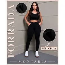 ⚡ CALÇA LEGGING MONTARIA FEMININA,  FORRADA,  CINTURA ALTA, PELUCIADA PARA INVERNO. ⚡ Super Confortável e estilosa!